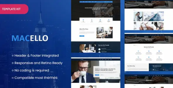 Macello – Business Consulting & Accounting Elementor Template Kit