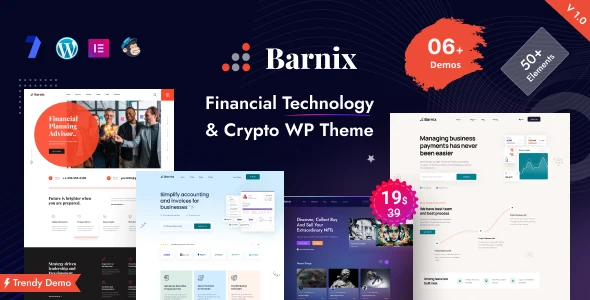 Barnix – Finance & Business WordPress Theme