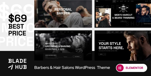 BladeHub – Barber Shop & Hairdressers WordPress Theme